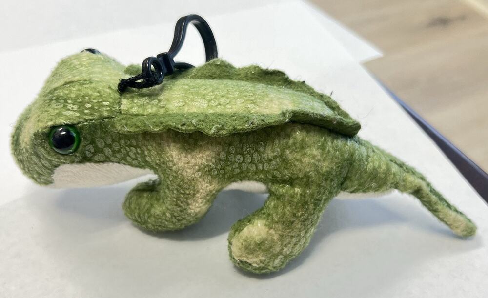 Watch Club Jungle Alligator Crocodile Plush Keychain Clip 7” Green KCPLUSH